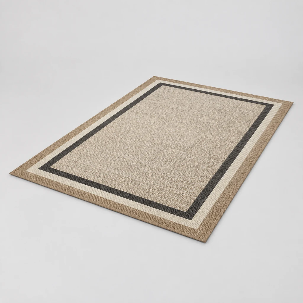 Sennen indoor and outdoor rug in sand and stone tones